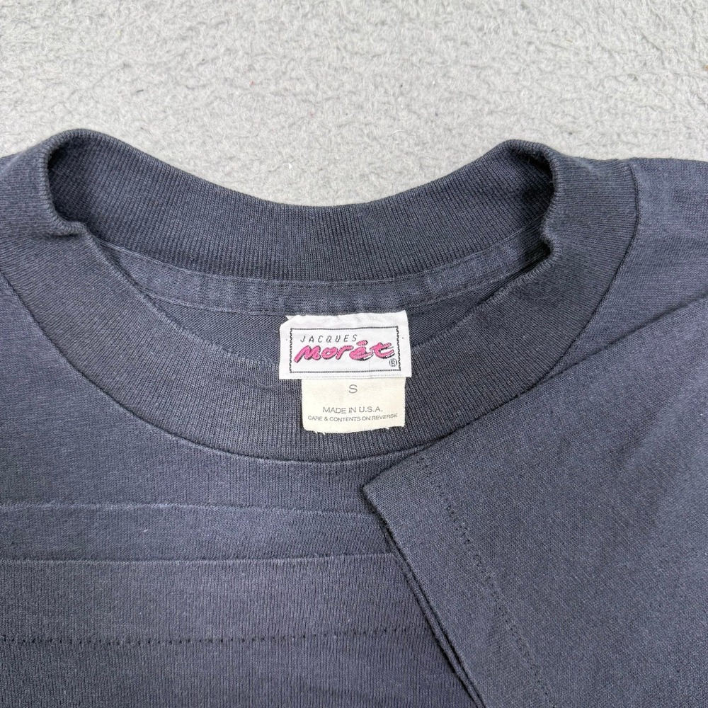 Vintage 90s Jacques Morét Central Starburst Mandala Crop Top T-shirt - Picture 3 of 4
